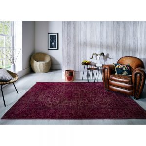 Covor țesut manual Flair Rugs Palais, 120 x 170 cm, roz