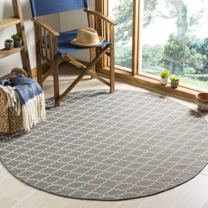 Covor Oriental & Clasic Gwen, Rotund, Negru/Bej 160x160